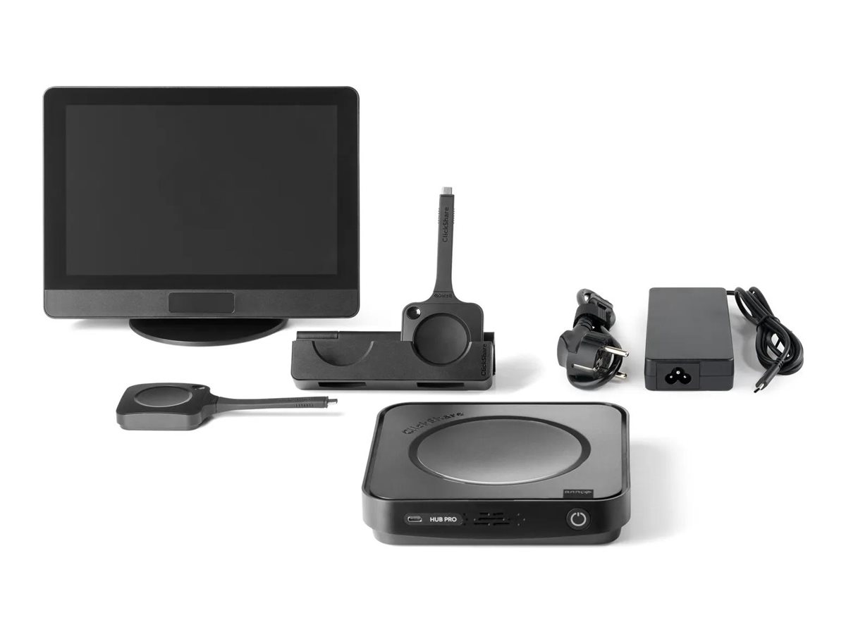 Barco ClickShare Hub Pro - with ClickShare Control Panel - power adapter included
