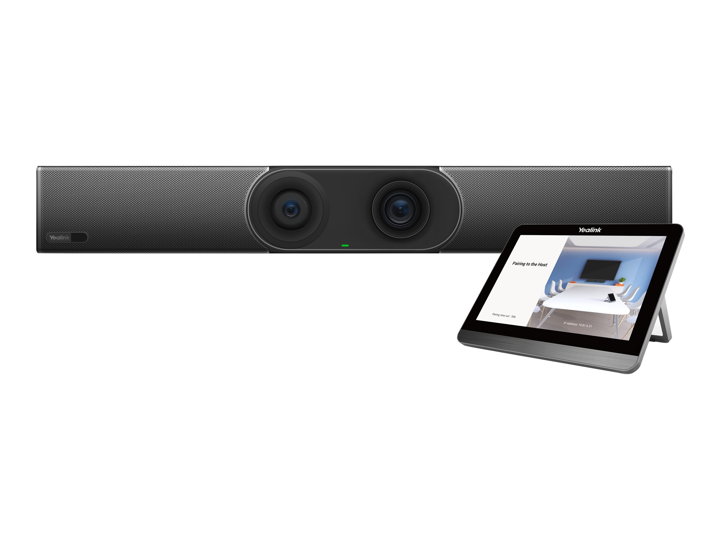 Yealink MeetingBar A30 - video conferencing kit - with Yealink Collaboration Touch Panel CTP18 - power adapter included