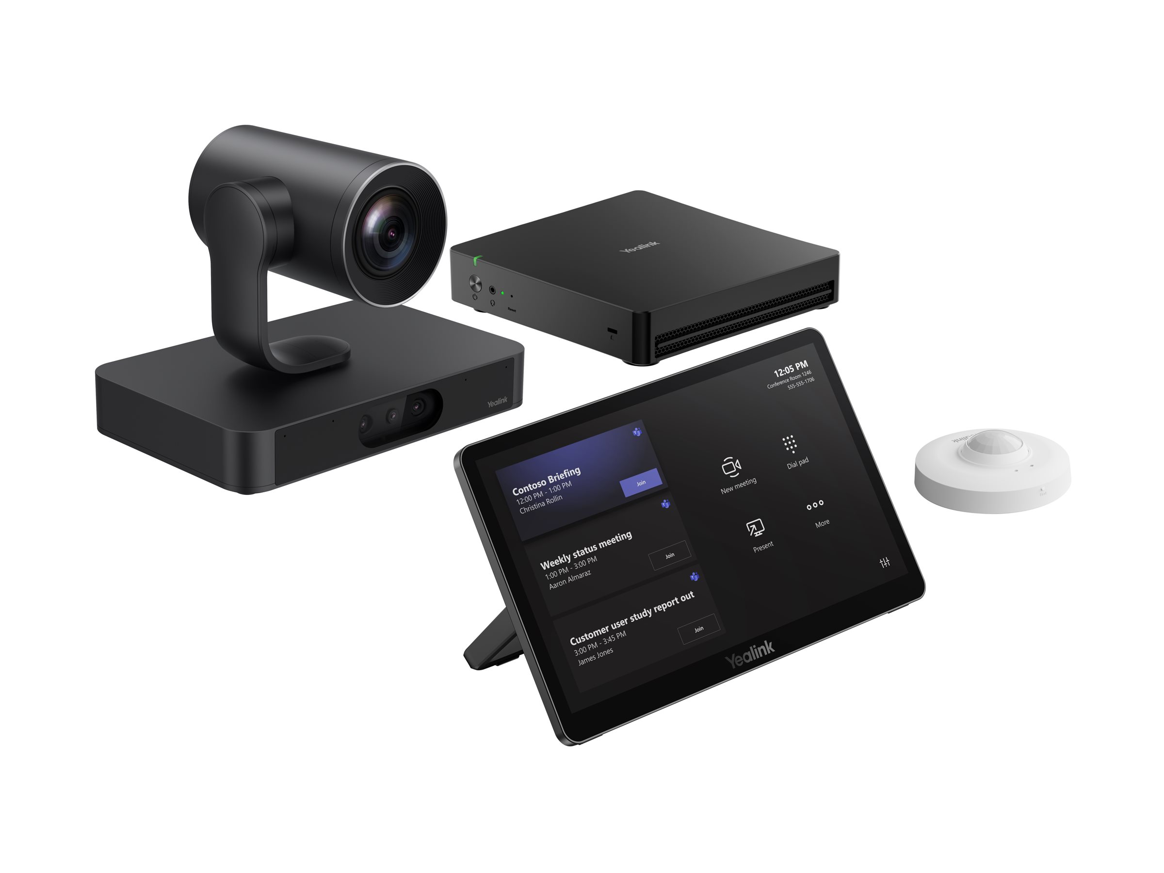 Yealink MVC Series MVC S80-C5U - Microsoft Teams Rooms - video conferencing kit - power adapter included