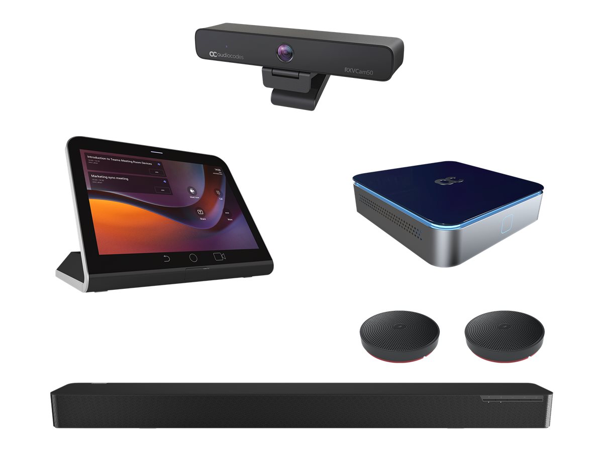 AudioCodes Room Experience (RX) Suite RXV200-B40 - Bundle - video conferencing kit